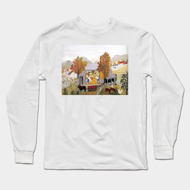 Catching the Thanksgiving Turkey Long Sleeve T-Shirt by QualityArtFirst